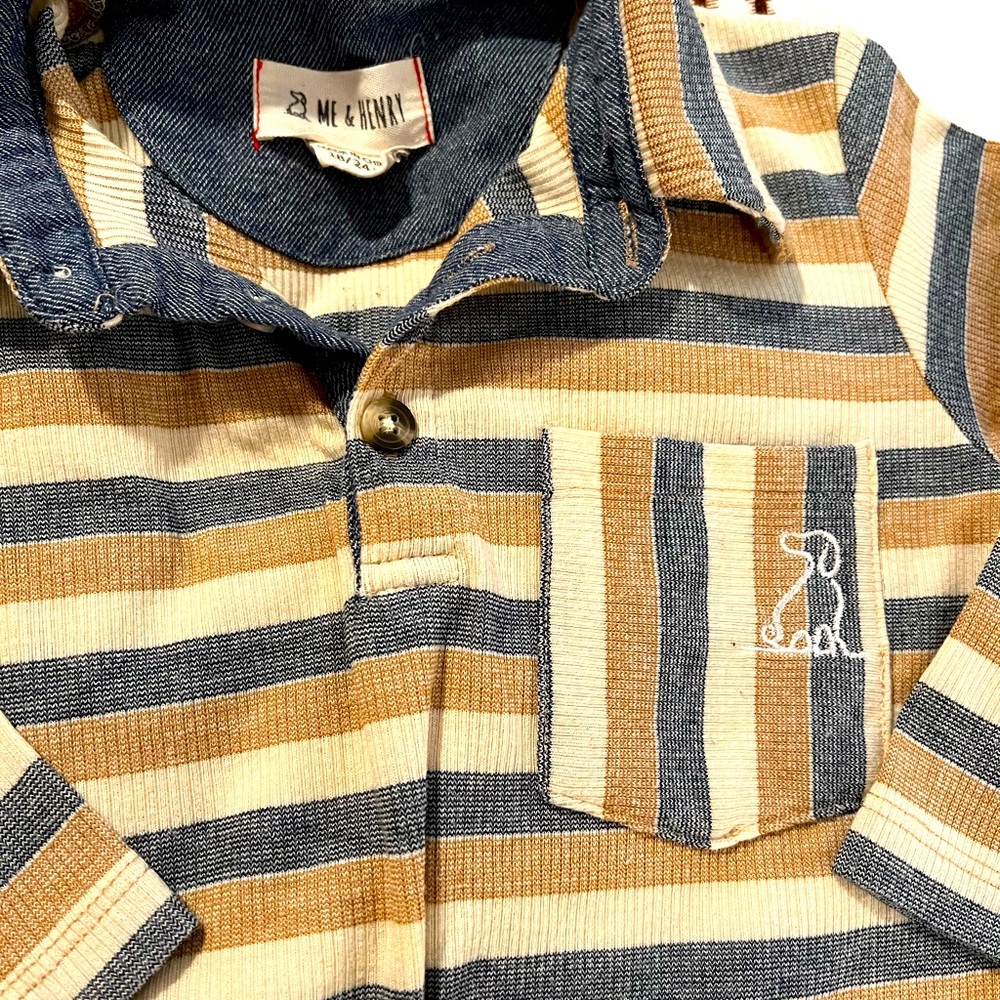Boys Romper with collar brand me and Henry